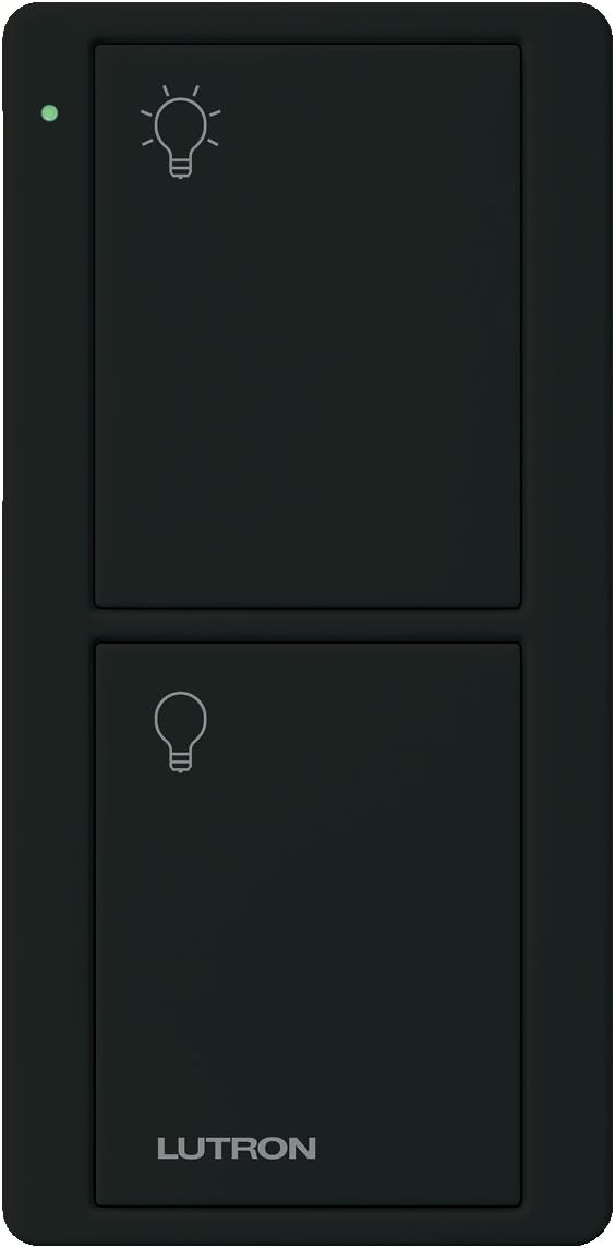Lutron On/Off Switching Pico Remote for Caseta Smart Home Switch | PJ2-2B-GWH-L01 | White - PuriLite