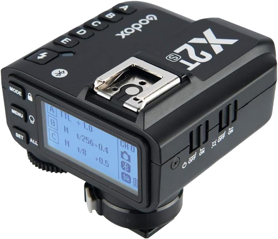 Godox X2T-S TTL Wireless Flash Trigger for Sony Bluetooth Connection Supports iOS/Android App Contoller, 1/8000s HSS, TCM Function,Relocated Control-Wheel,New AF Assist Light - PuriLite