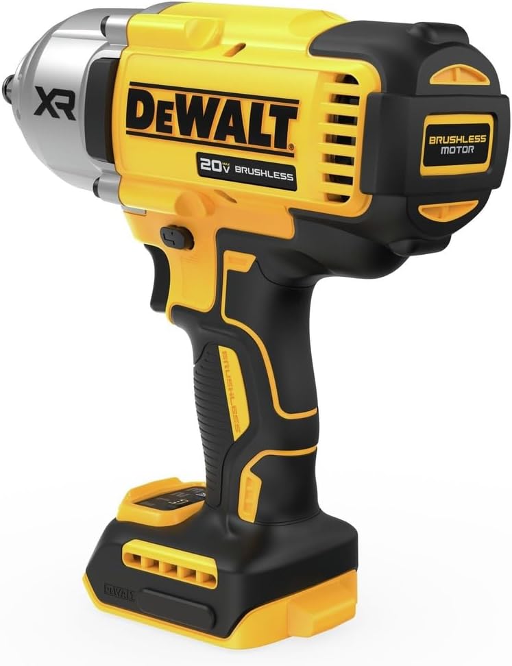 DEWALT 20V MAX XR Impact Wrench, 1/2 In Cordless, High Torque, 4 Speed Precision Mode, Tool Only (DCF900B) - PuriLite