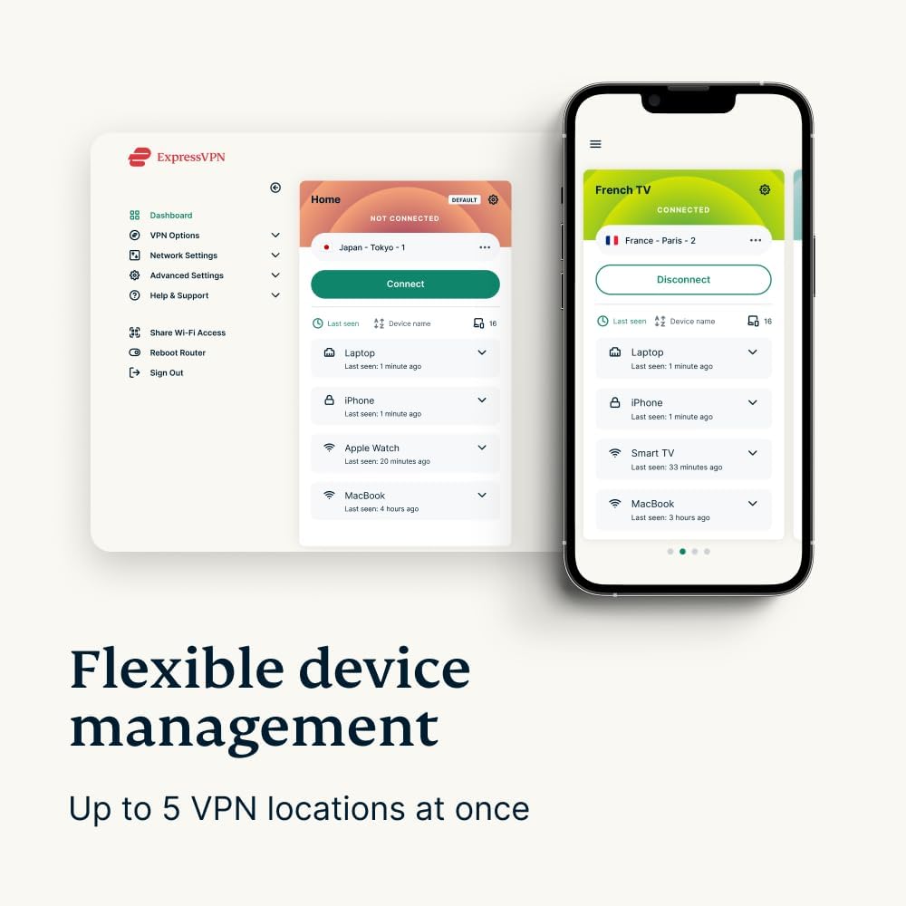Aircove | Wi-Fi 6 VPN Router for Home | Protect Unlimited Devices | Free 30-Day ExpressVPN Trial | (U.S. & Canada Version) - PuriLite