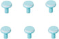 Baby Nail Trimmer Replacement Pads - Jaybva 6PCS Grinding Heads Polish Disc for Standard Electric Nail File Clippers and Cutter Kit Blue Pads for Children 6 Months Up - PuriLite