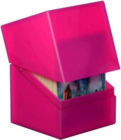 Ultimate Guard Boulder 100+ Classic, Deck Case for 100 Double-Sleeved TCG Cards, Onyx, Secure & Durable Storage for Trading Card Games, Soft-Touch Finish - PuriLite