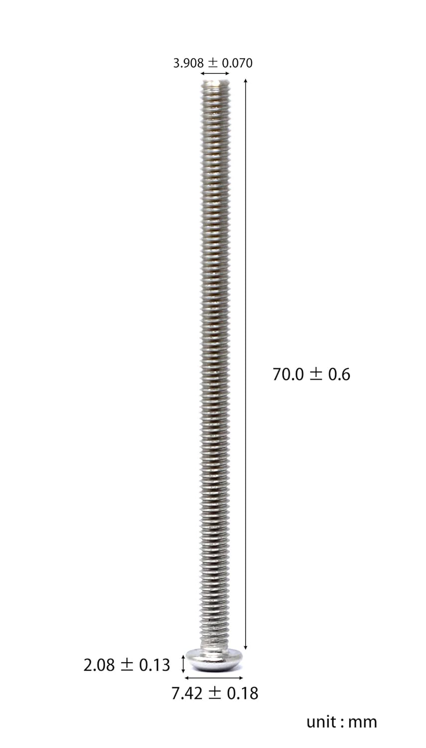 iexcell 50 Pcs M6 x 20mm Thread Pitch 1 mm Stainless Steel 304 Hex Socket Button Head Cap Screws Bolts Kit - PuriLite