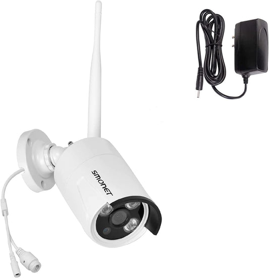 SMONET 1080P Wireless IP Camera Outdoor, Check If It Can Work for You Before Your Order. Replacement and Extra Camera 1080P Camera System Only. High Resolution IR Cut 65Ft Night Vision. - PuriLite