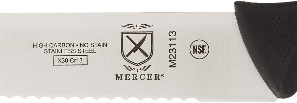 Mercer Culinary M23860 Millennia Black Handle, 8.5-Inch Narrow, Fillet Knife - PuriLite