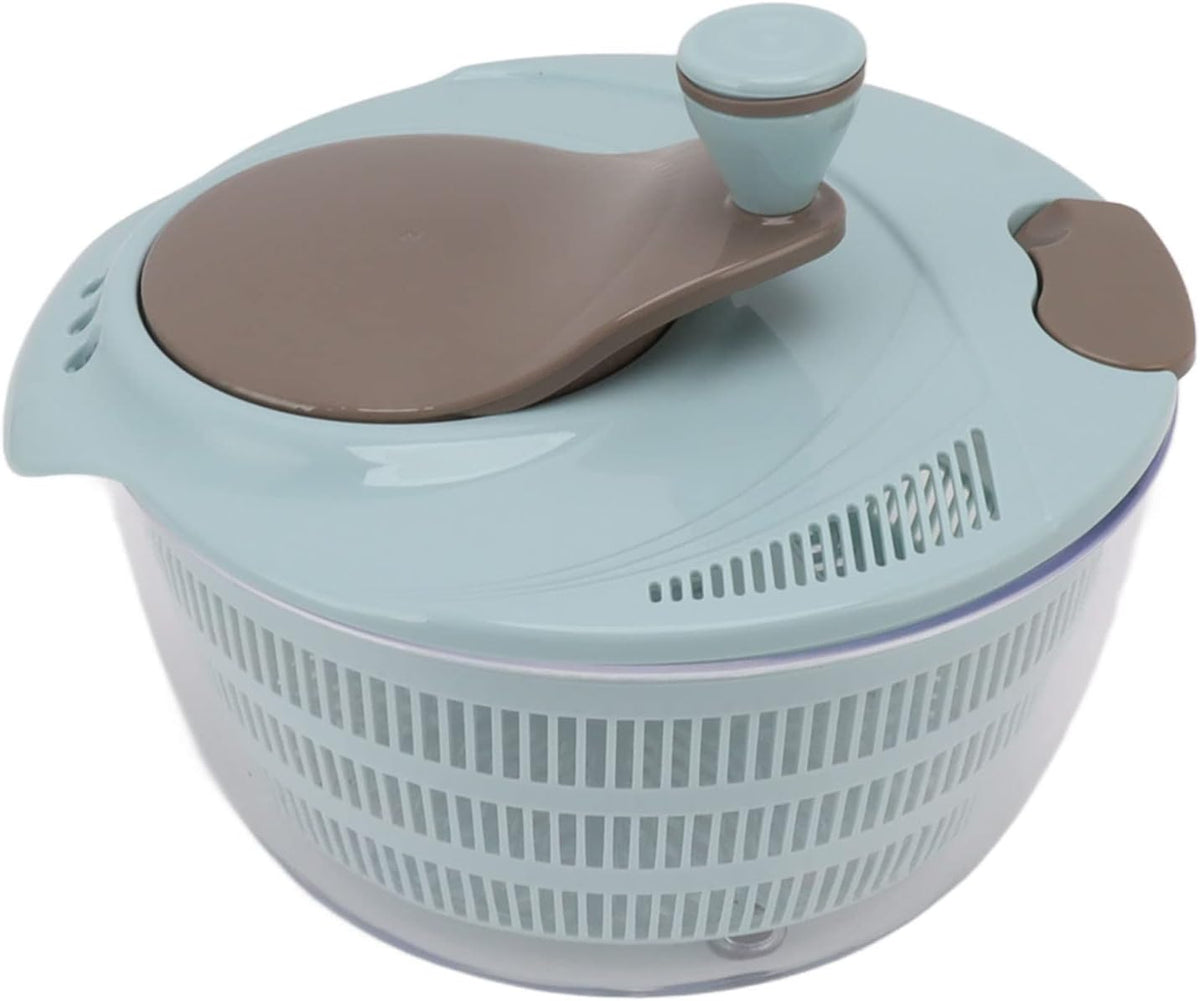 Haofy Plastic Salad Spinner Fast Mixing Salad Dehydrator for Kitchen, Spinners for Vegetables and Fruit (Blue) - PuriLite