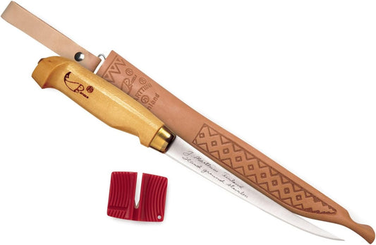 Rapala 7 1/2" Fish'n Fillet Knife / Single Stage Sharpener / Sheath - PuriLite