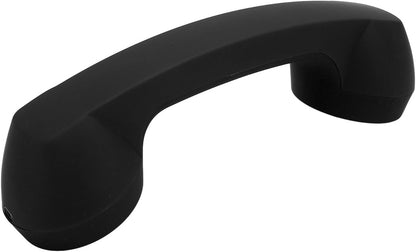 Qiilu Retro Telephone Handset for Mobile Phones - Rechargeable Radiation Proof Handset Receiver with USB Charging (Red) - PuriLite