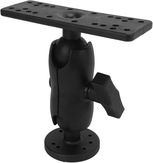 360 Degree Marine Kayak Kayak Fish Finder Mount Marine Electronic Fish Finder Mount GPS Plate Rotating Supporter Electronic Fish Finder Mount Base - PuriLite