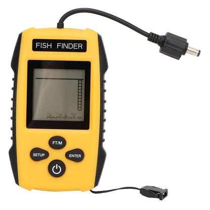 Agatige Portable LCD Display Fish Finder, Ice Kayak Boat Fishing Depth Finder, Sonar Sensor Transducer TL88 - PuriLite