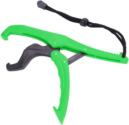 ABS Plastic Floating Fish Grip Zinc Alloy Fish Lip Gripper with Wrist Strip for Catching Fish No Hurt Auxiliary - PuriLite
