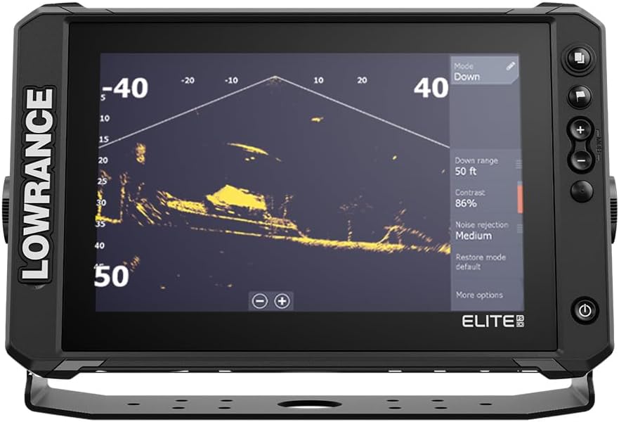 Lowrance Elite FS 7 Fish Finder with HDI Transducer, Preloaded C-MAP Contour+ Charts - PuriLite