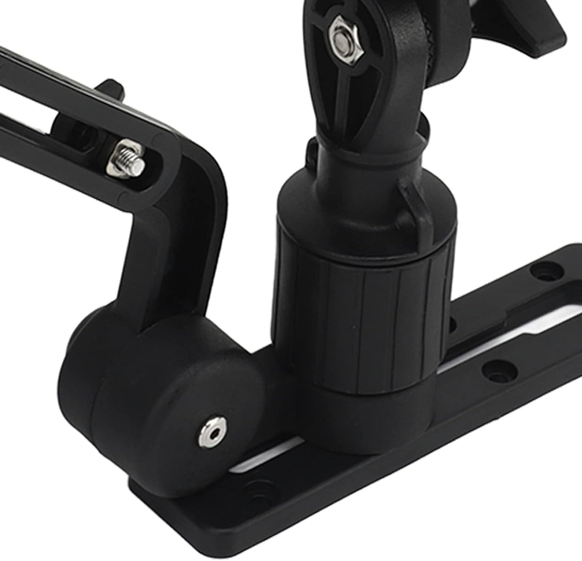 Fish Finder Mount, 1.5 Ball Base Electronics Fish Finder Mount Mounting Plate Bracket Base, Transducer Mounting Arm, Universal Mounting Plate for Kayak Fish Finder Installation - PuriLite