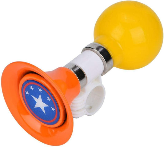 Rubber Children Bike Horn, Metal Rubber Children Bike Horn Bike Warning Bell for Boys Girls Bike Accessory (Orange),G22 - PuriLite