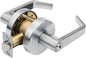 Dynasty Hardware AUG-00-26D Grade 2 Commercial Duty Office Door Keyed Lever Lockset, ADA, Satin Chrome Finish - PuriLite
