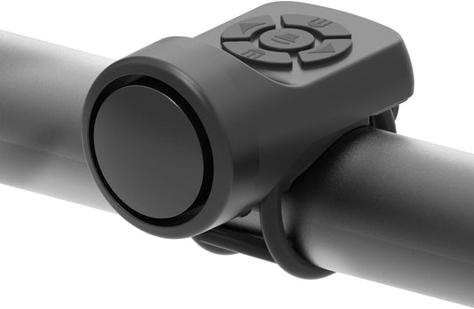 EXKOKORO Rechargeable Electric Bike Bell Horn Bell Cycling Horn for Adults with Loud Sound and Fit for Mountain Bike, Road Bike, Scooters Handlebars - PuriLite