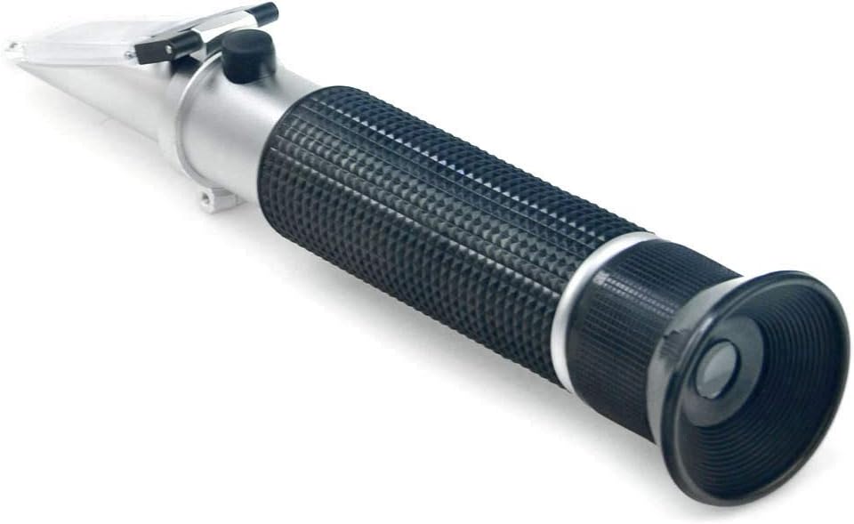 Salinity Refractometer for Seawater and Marine Fishkeeping Aquarium 0-100 PPT with Automatic Temperature Compensation - PuriLite