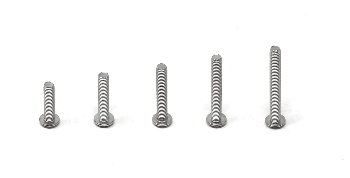 iexcell 50 Pcs M6 x 20mm Thread Pitch 1 mm Stainless Steel 304 Hex Socket Button Head Cap Screws Bolts Kit - PuriLite