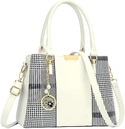 KKXIU Trendy Tote Bag for Women Lightweight Oxford Big Capacity Shoulder Purses and Handbags - PuriLite