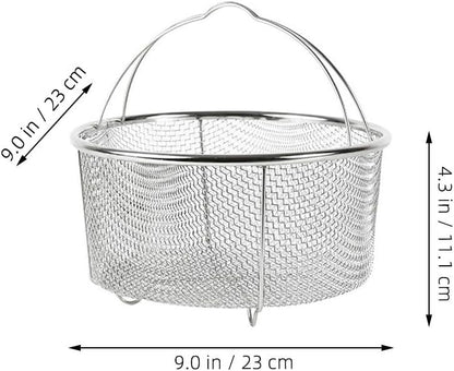 Purilite Select Stainless Steel Deep Fryer & Steamer Basket - PuriLite