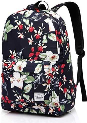 VASCHY Lightweight School Backpack for Women with Sleeve for 14" Laptop - PuriLite