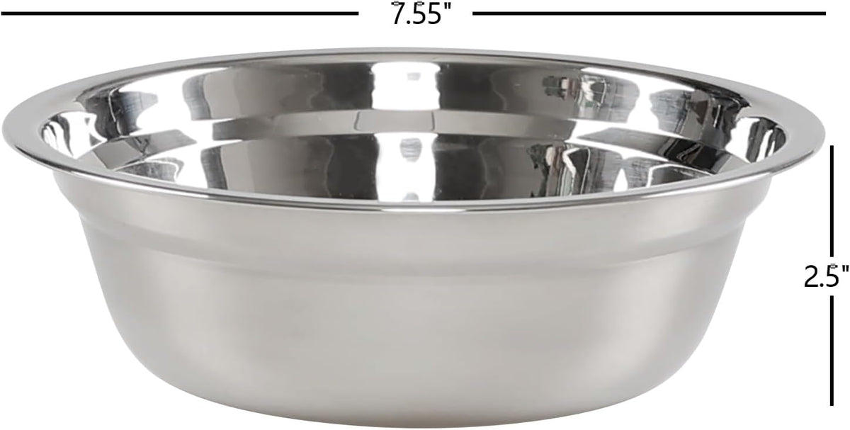 Minekkyes Stainless Steel Mixing Bowl Set of 4, Small Metal Nesting Bowls for Mixing, Serving, Cooking, Baking - PuriLite