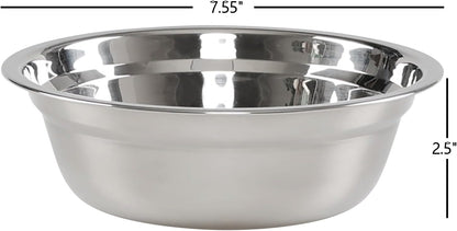 Minekkyes Stainless Steel Mixing Bowl Set of 4, Small Metal Nesting Bowls for Mixing, Serving, Cooking, Baking - PuriLite