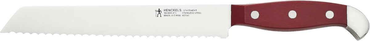 HENCKELS Statement 15Piece White-Handled Knife Block Set with Shears, Sharpening Steel - Dishwasher Safe, Ergonomic Handle - PuriLite