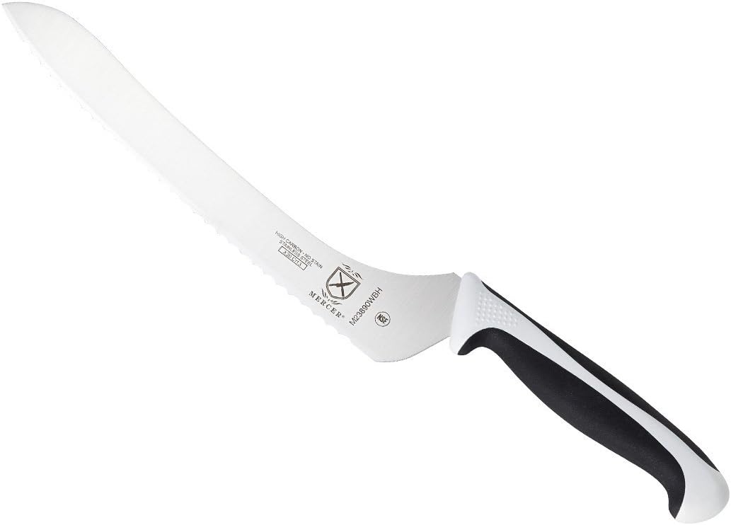 Mercer Culinary M23860 Millennia Black Handle, 8.5-Inch Narrow, Fillet Knife - PuriLite