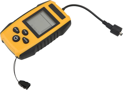 Fafeicy Sonar Fish Finder, Fish Detector, Wired Depth Finder with HD LCD Display, for Boat Fishing Kayak Saltwater - PuriLite