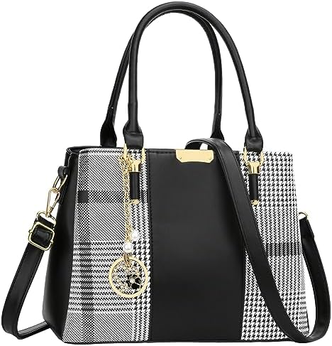 KKXIU Trendy Tote Bag for Women Lightweight Oxford Big Capacity Shoulder Purses and Handbags - PuriLite
