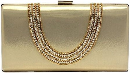 Ankoee Ladies Envelope Clutch Bag Evening Bag Bridal Wedding Bag Handbag Prom Clutches Handbag - PuriLite