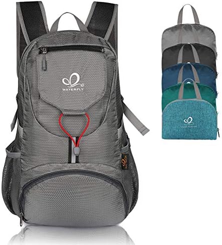 WATERFLY Hiking Backpack 20L Foldable Travel Backpack Lightweight Hiking Daypack for Outdoor Cycling Camping - PuriLite