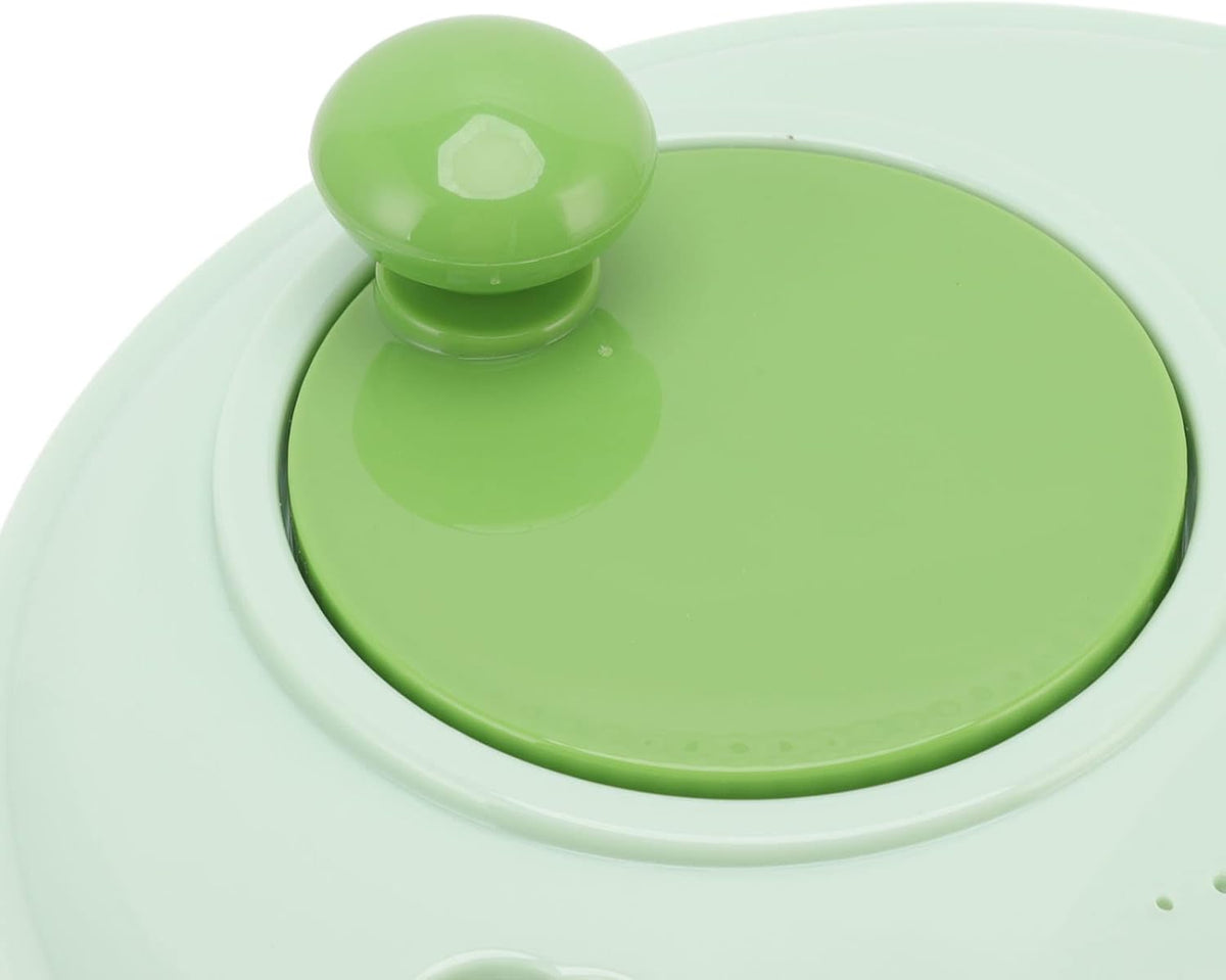 Salad Spinner, Fruit And Vegetable Wash 4L Vegetable Dryer PP Salad Spinner Small Salad Spinner with 2 Lid Locks for Home Kitchen Green - PuriLite