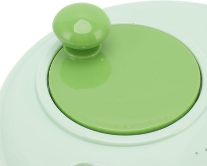 Salad Spinner, Fruit And Vegetable Wash 4L Vegetable Dryer PP Salad Spinner Small Salad Spinner with 2 Lid Locks for Home Kitchen Green - PuriLite