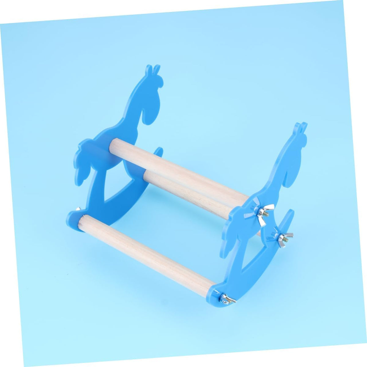 FOMIYES 3pcs Parrot Swing Cradle Chew Toy Wooden Seesaw Acrylic Bird Toys Pet Supplies for Parrot Playtime Random Color