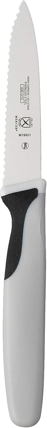 Mercer Culinary M23860 Millennia Black Handle, 8.5-Inch Narrow, Fillet Knife - PuriLite
