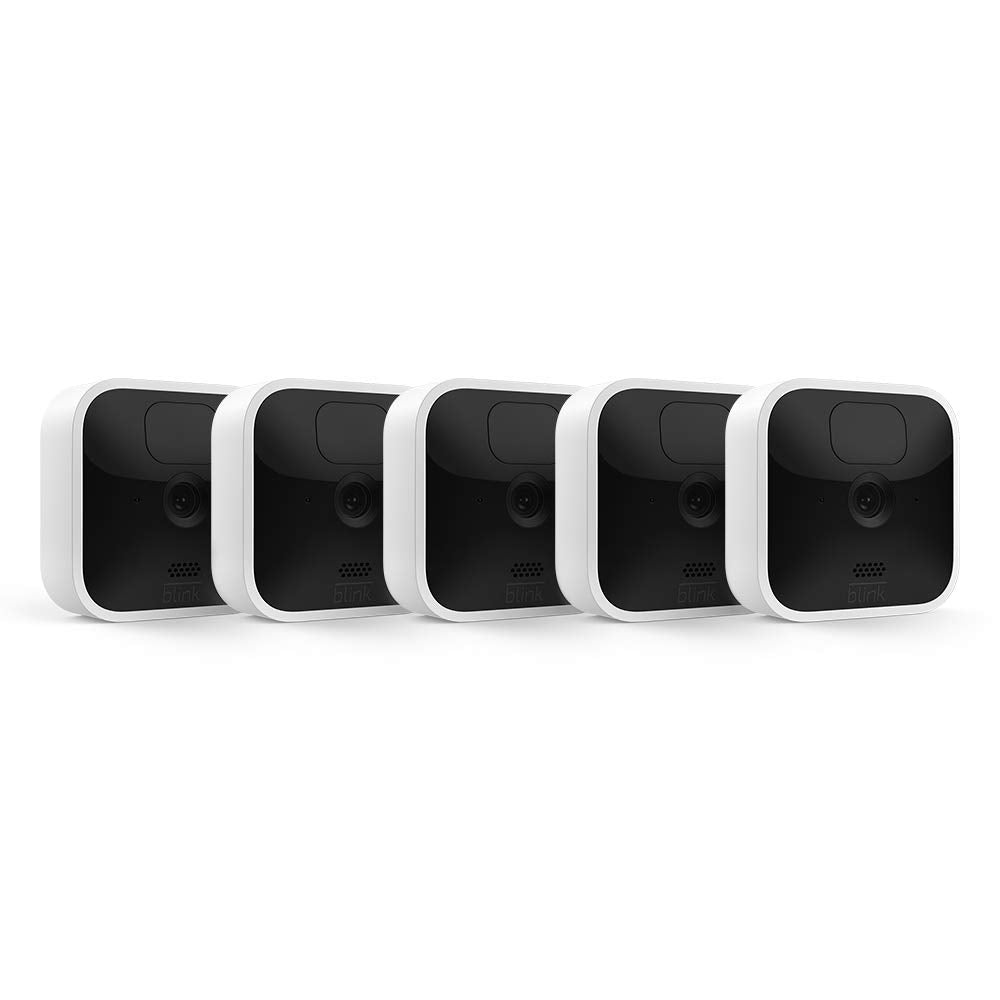 Blink Indoor (3rd Gen) – wireless, HD security camera with two-year battery life, motion detection, and two-way audio – 5 camera system - PuriLite