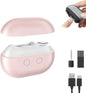 Fanyil Easyclip Smart Nail Clipper, 3-in-1 Electric Nail Clipper, with LED Light and Debris Collector, Portable, Suitable for Home Travel and Gift Giving (Pink) - PuriLite