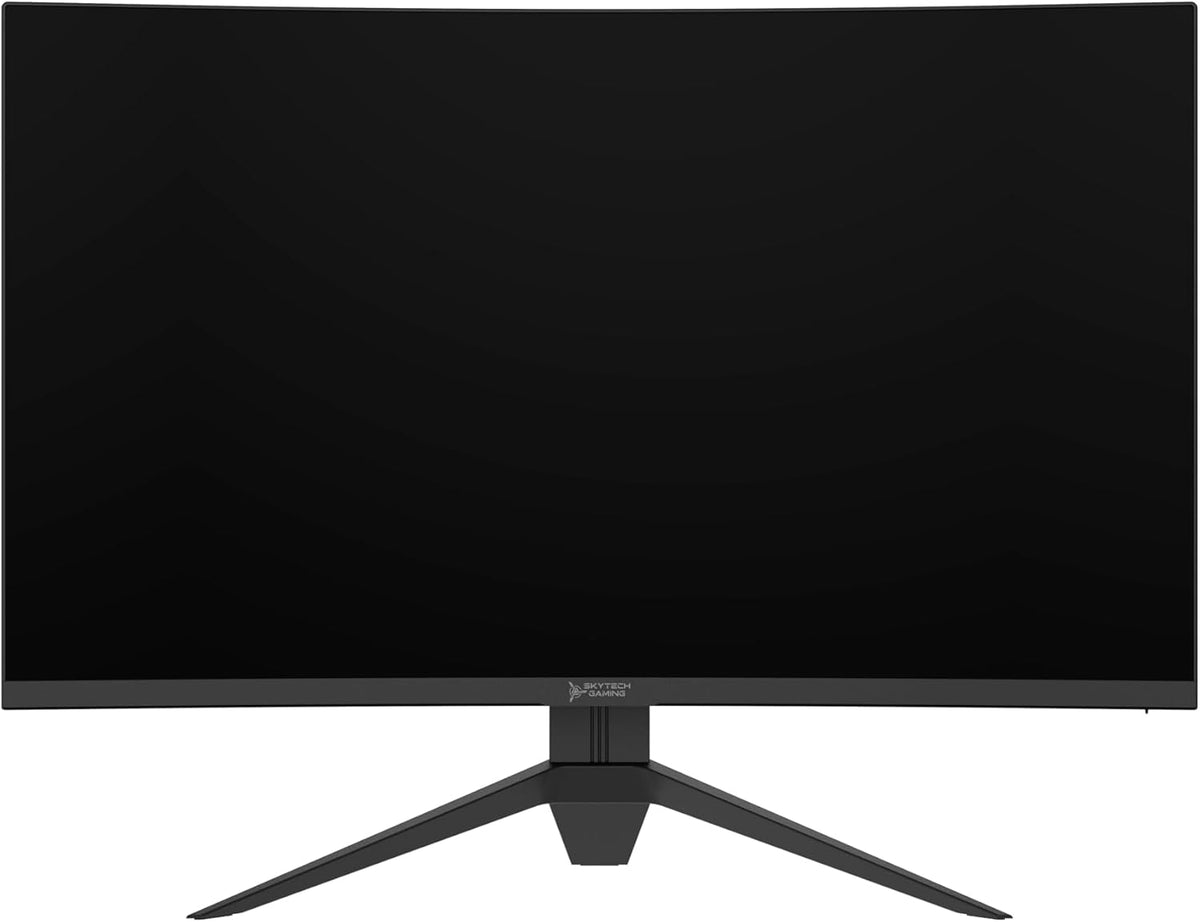 Skytech Gaming 27-inch Curved Gaming Monitor up to 180Hz, QHD 2K(2560 x 1440), 3.7ms Response Time, 1500R VA Panel, FreeSync & G-Sync Support, Swivel Tilt Height Pivot Adjustable, HDMI & DisplayPort - PuriLite