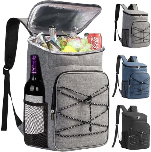 Bagtopia Camping Cooler Backpack 25 Cans, Leak Proof Insulated Thermal Bag, Beach Travel Picnic Lunch Backpack for Men Women - PuriLite