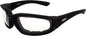 Global Vision Eyewear Kickback Sunglasses with Ethylene Vinyl Acetate Foam, Clear Lens - PuriLite