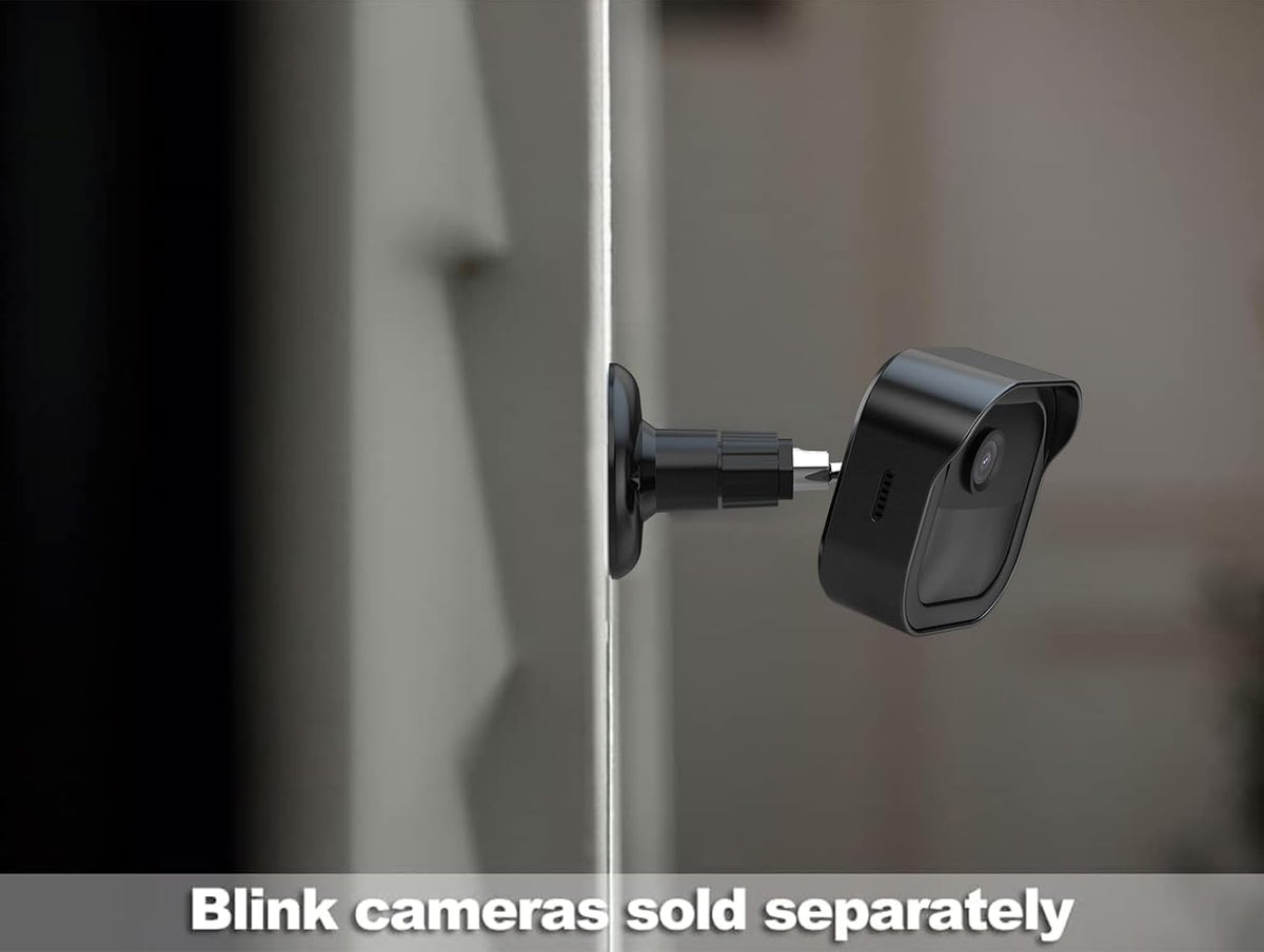 All-New Blink Outdoor 4 (4th Gen) Camera Mount, 3 Pack Protective Cover and 360 Degree Adjustable Mount with Blink Sync Module 2 Outlet Mount for Blink Camera Security System (Black) - PuriLite