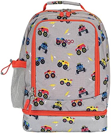 Bentgo Kids Prints 2-in-1 Backpack & Insulated Lunch Bag (Dinosaur) - PuriLite