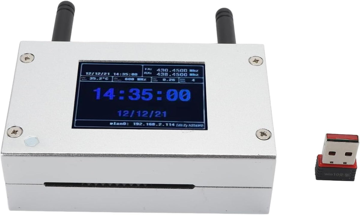 MMDVM Digital Hotspot Board, Multi Mode Digital Voice Modem with 8G Memory Card, Aluminum Housing, Support C4FM DMR DSTAR P25 for HAM Radio - PuriLite