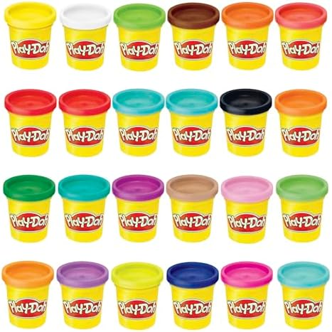 Play-Doh 24-Pack of Colors, Frustration-Free Packaging - PuriLite