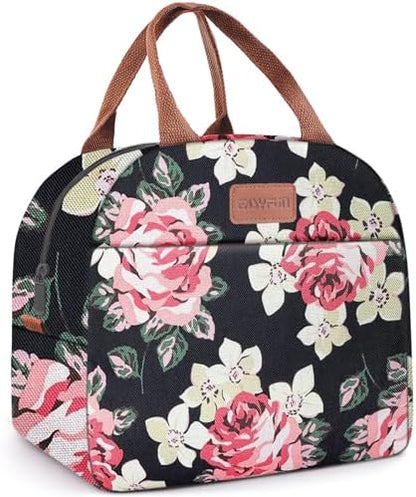 Lunch Bag for Women & Men Adult Insulated Lunch Box, Small Leakproof Cooler Food Lunch Containers Reusable High Capacity Lunch Tote Bags for Work, Travel, Outdoor - PuriLite