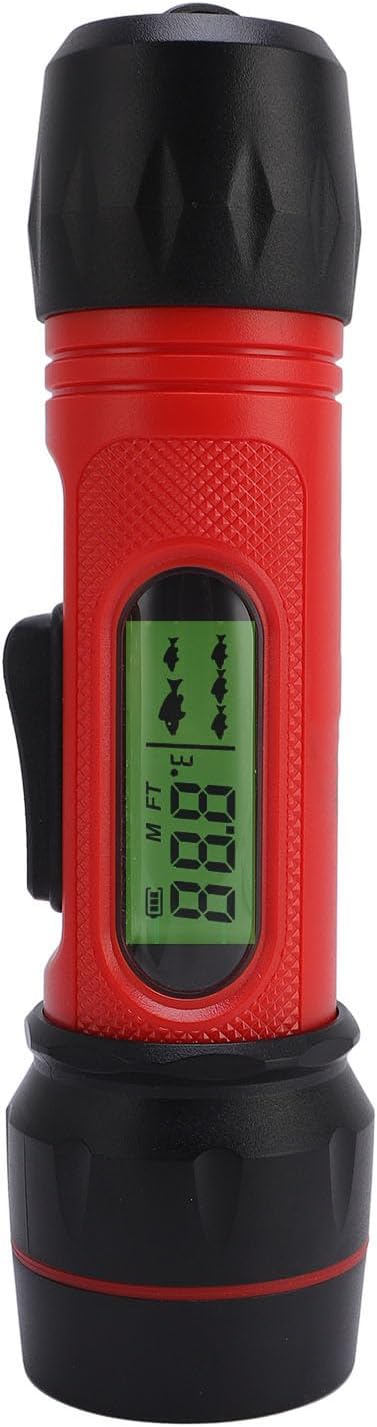 GOWENIC Sonar Fish Finder, Wireless Sonar Fishfinder Handheld Depth Finder with LCD Display, IP68 Waterproof, 45° Detection Angle, for Kayak/Boat/Ice/Offshore Fishing - PuriLite