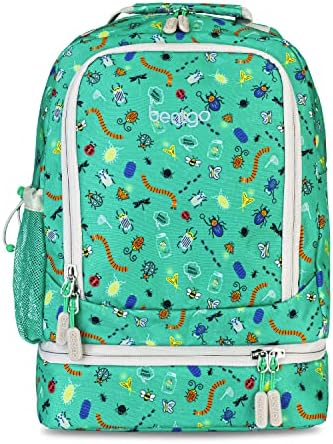 Bentgo Kids Prints 2-in-1 Backpack & Insulated Lunch Bag (Dinosaur) - PuriLite