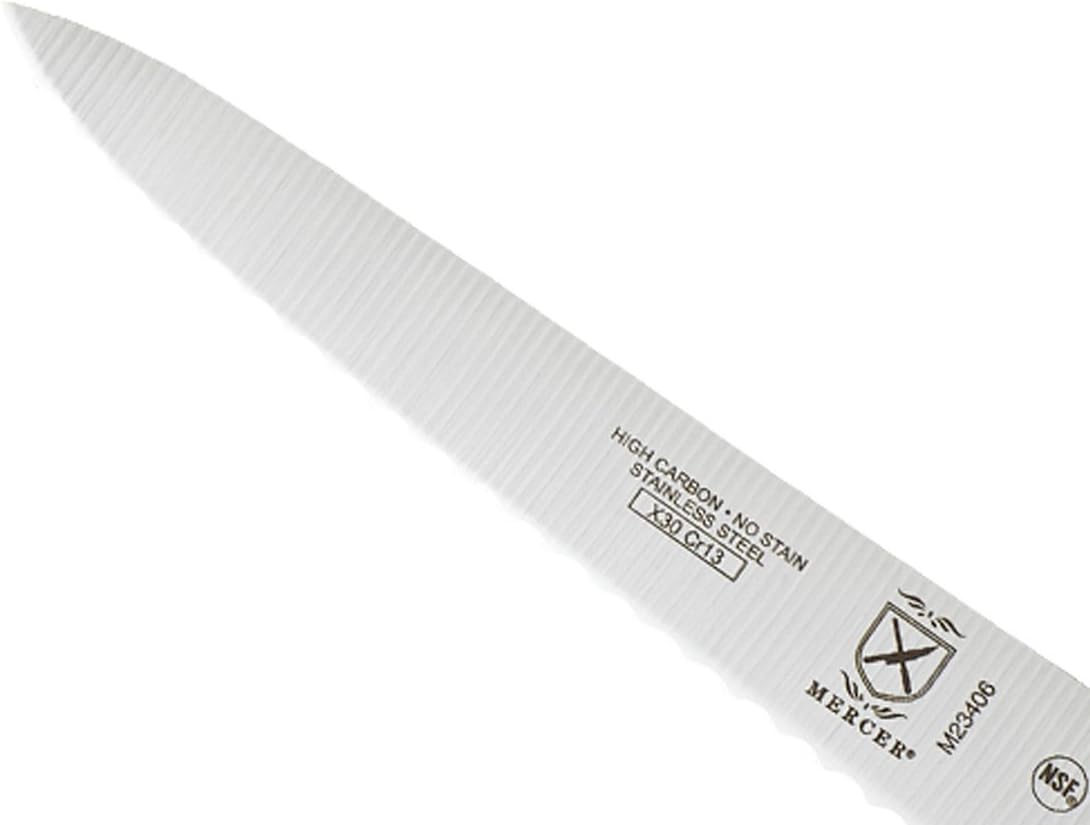 Mercer Culinary M23860 Millennia Black Handle, 8.5-Inch Narrow, Fillet Knife - PuriLite